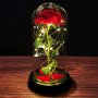 Нова голяма роза с LED светлини и кутия Подарък за жена приятелка гадже Годишнина 8 март, снимка 1