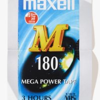 Видео касета Maxell 180min, снимка 1 - Плейъри, домашно кино, прожектори - 41986451