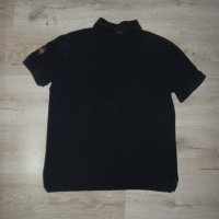 Napapijri оригинална памучна тениска с яка М размер, снимка 2 - Тениски - 41025969