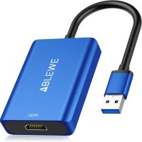 USB към HDMI адаптер, ABLEWE за MAC и Windows, снимка 1 - Суичове - 41755707