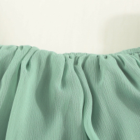 Дамска дълга рокля в зелено с паднало деколте и цепка, снимка 11 - Рокли - 44821755