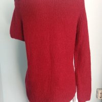 Пухкав дизайнерски пуловер от мохер и примеси "samsoe & samsoe"®, снимка 4 - Блузи с дълъг ръкав и пуловери - 40154204