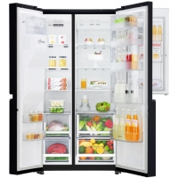 Хладилник с фризер LG GSJ760WBXV*** , 601 l, F , No Frost , Черен, снимка 2 - Хладилници - 36083577