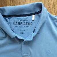 camp david - страхотна мъжка тениска КАТО НОВА 2ХЛ, снимка 1 - Тениски - 35664293