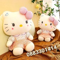 Hello Kitty Плюшено коте 50см Хело Кити, снимка 4 - Плюшени играчки - 41479477