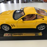 MAISTO метална колекционерска количка FERRARI 550 MARANELLO 1:18 NEW, снимка 4 - Колекции - 39077276