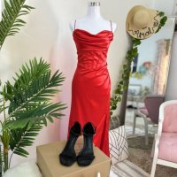 Бална/официална рокля червена, снимка 11 - Рокли - 36805350