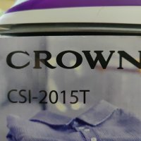 Ютия Crown CSI-2015T, променлива пара 35 г/мин, 5 настройки на парата, 2000 W, снимка 3 - Ютии - 41335590