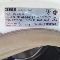  Продавам барабан с кръстачка за пералня  със сушилня Zanussi WD 832 C, снимка 5 - Перални - 36462906