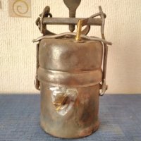 Карбитна лампа,стара,запазена,колекционерска., снимка 1 - Антикварни и старинни предмети - 32353482