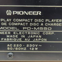 Pioneer PD-M550  6 CD player + дистанционно , снимка 3 - Аудиосистеми - 41085049