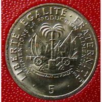 5 цента 1975 FAO, Хаити, снимка 1 - Нумизматика и бонистика - 35927959