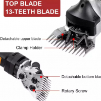 ПРОФЕСИОНАЛНА МАШИНА ЗА СТРИЖЕНЕ НА ОВЦЕ,КОЗИ, КОНЕ, КУЧЕТА ЕЛЕКТРИЧЕСКА НОЖИЦА SHEEP KLIPEER, снимка 10 - За селскостопански - 35772336