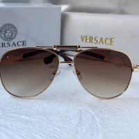 Versace VE2236 мъжки слънчеви очила авиатор унисекс дамски, снимка 7 - Слънчеви и диоптрични очила - 41968539
