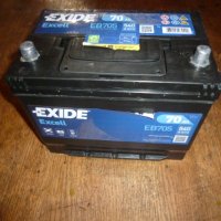 Стартов акумулатор EXIDE EXCELL EB705 12волт 70Ач 540А, снимка 2 - Аксесоари и консумативи - 42014218