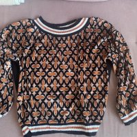 Блузка от кадифе и плетиво, снимка 1 - Блузи с дълъг ръкав и пуловери - 35976095