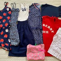 H&M, Zara, LCW, Benetton гащеризони, рокля, блузки, топ 9-10 г., снимка 1 - Детски комплекти - 41658649