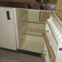 Кухненски модул с мивка, котлони, батерия  хладилник Сименс, снимка 4 - Кухни - 41766637