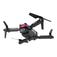 Drone F190 черен модел с LED, 4k камера, Wifi свързаност, сензор за гравитация, 360° ротация , снимка 3 - Дронове и аксесоари - 41929896