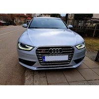 Решетка за Ауди Audi A4-S4 б8 b8 2009 2010 2011 черна хром, снимка 7 - Тунинг - 32038907