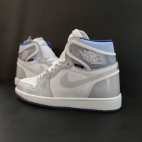 Nike Air Jordan 1 High Zoom White Blue Нови Оригинални Обувки Размер 43 Номер Кецове Маратонки, снимка 15 - Кецове - 39460719