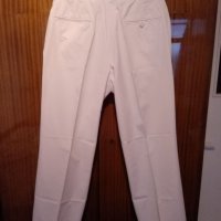 Летен бял дълъг панталон с колан , снимка 2 - Панталони - 41142365