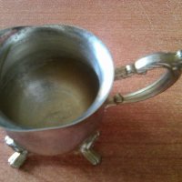 Посребрена каничка за сметана или мляко, снимка 2 - Антикварни и старинни предмети - 35873394