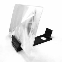 3D увеличител за телефон Automat, 12 inch, Черен, снимка 1 - Селфи стикове, аксесоари - 34773572