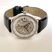 Limited GUCCI Skeleton Platinum Дамски часовник, снимка 4 - Дамски - 41894850