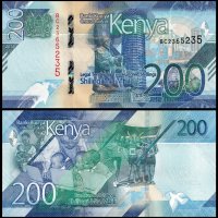 ❤️ ⭐ Кения 2019 200 шилинга UNC нова ⭐ ❤️, снимка 1 - Нумизматика и бонистика - 44176710