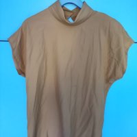 Блузка цвят горчица, снимка 1 - Корсети, бюстиета, топове - 41549556