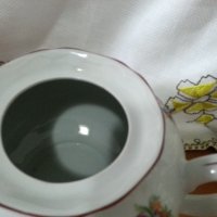 Стар български порцелан сип чайник, снимка 6 - Антикварни и старинни предмети - 41500385