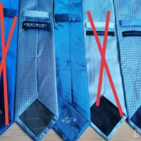 Сини копринени вратовръзки , снимка 3 - Други - 40059638