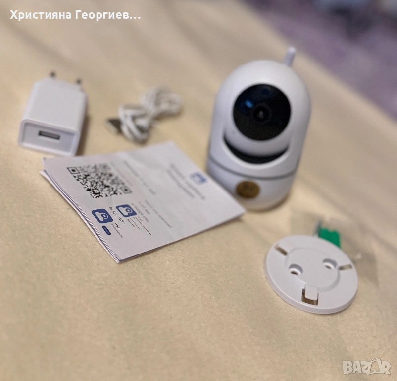 Бебефон / Wi-Fi камера – като нова, снимка 1
