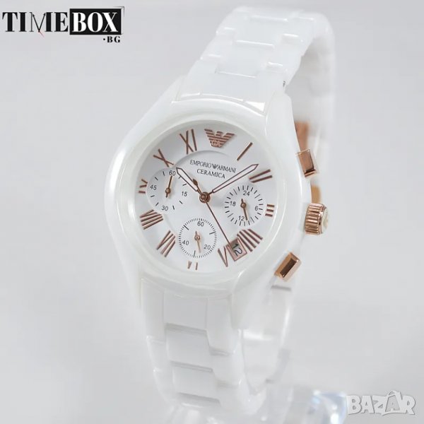 Emporio Armani AR1417 Ceramica Chronograph. Нов дамски часовник, снимка 1