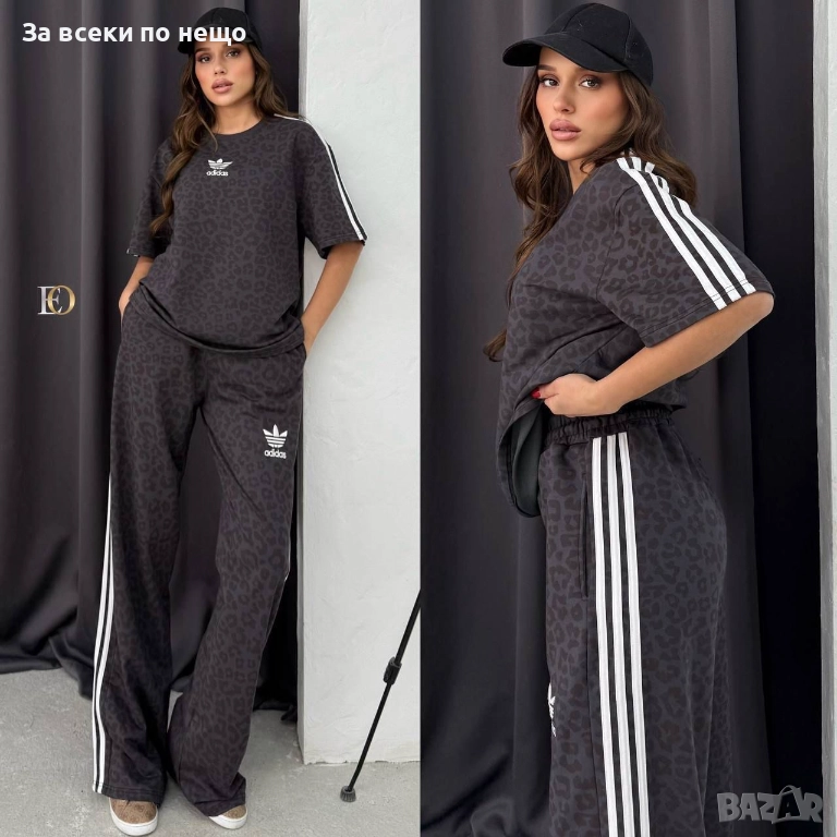 Black Weekend💯✅🖤 Adidas Дамски Спортен Комплект Тениска И Долнище Код A1206, снимка 1