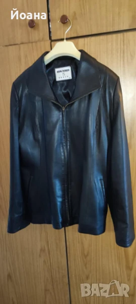 Дамско яке от естествена кожа XL, снимка 1