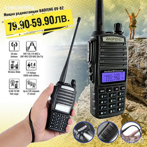 Радиостанция Baofeng Uv-82, снимка 1