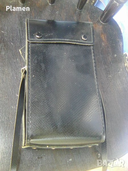 Чанта - футляр от дебела естественна кожа за някакъв уред, снимка 1