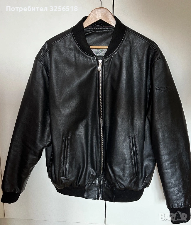 Кожен бомбър Mercedes motosport, снимка 1