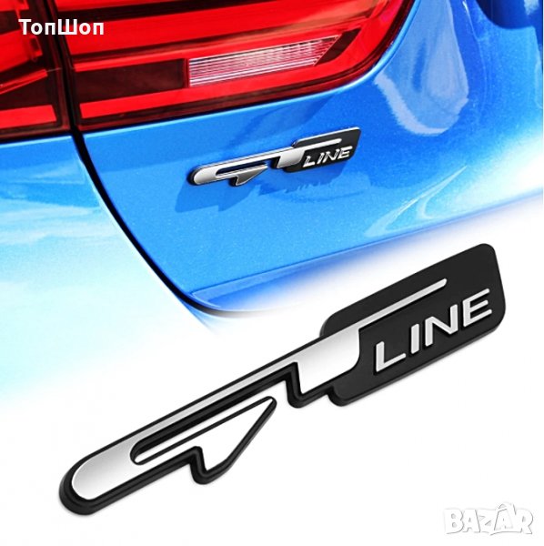 GT Line емблема - Black, снимка 1