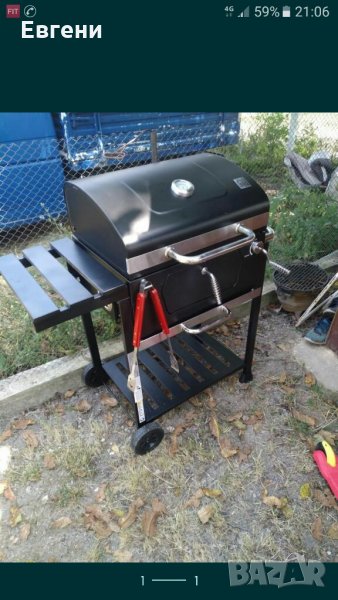 Барбекю на дървени въглища ново, снимка 1
