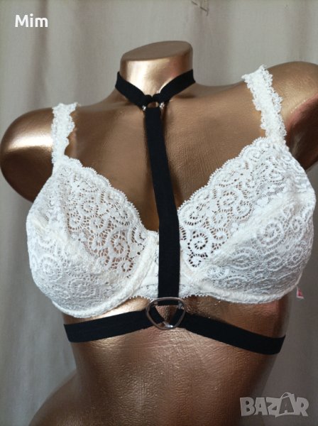 Черен чокър за бюст, снимка 1