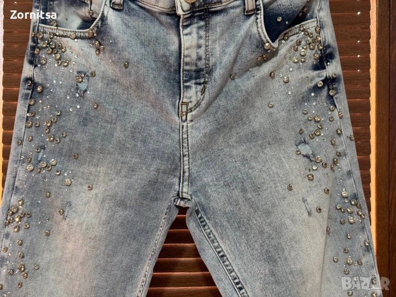 Дънки с камъни D&She, снимка 1