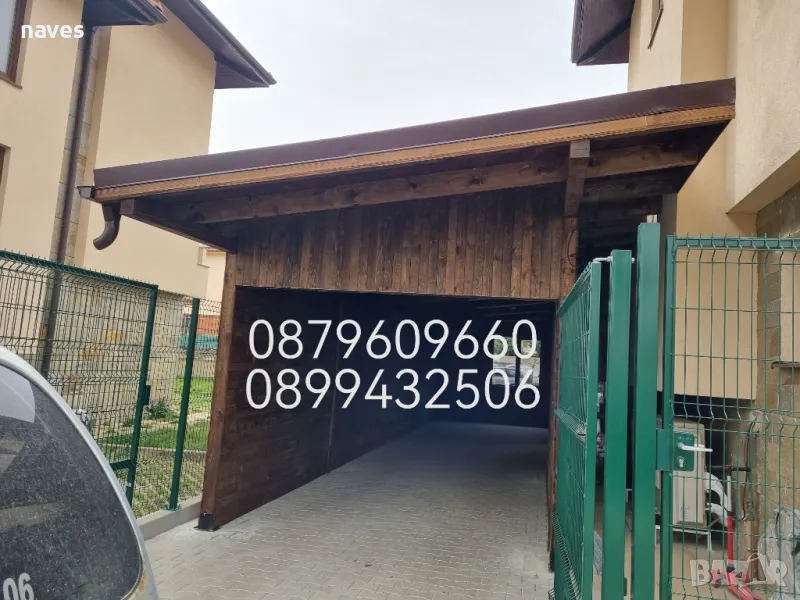 Дървени Навеси Изграждане на всякакъв вид навеси, снимка 1