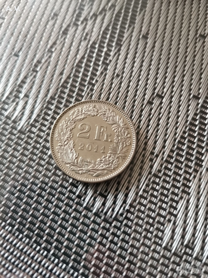 2 франка 2011 , снимка 1