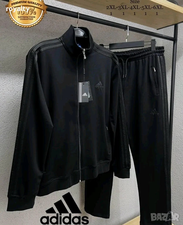 Adidas Черен Мъжки Екип Адидас , снимка 1