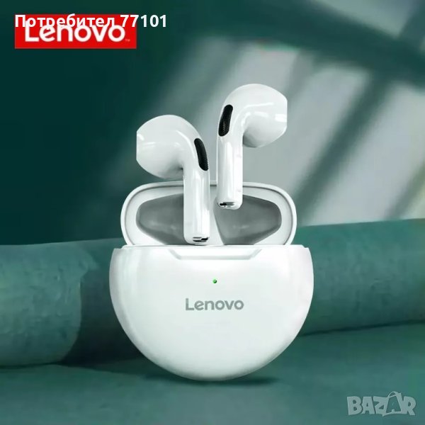 Bluetooth слушалки Lenovo-HT38, снимка 1