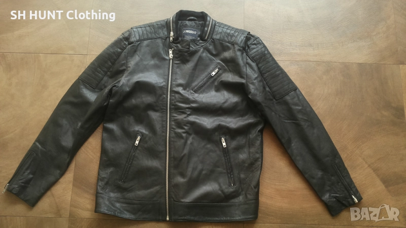 JACK & JONES Real Leather Jacket Размер XL мъжко яке естествена кожа 36-67, снимка 1