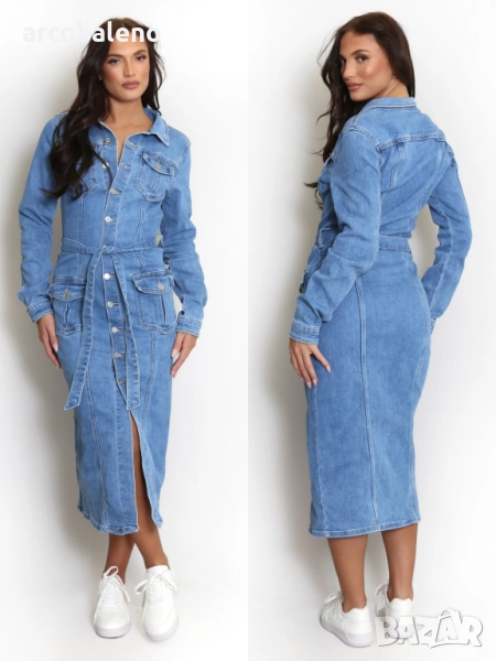 Дамска дънкова рокля, снимка 1